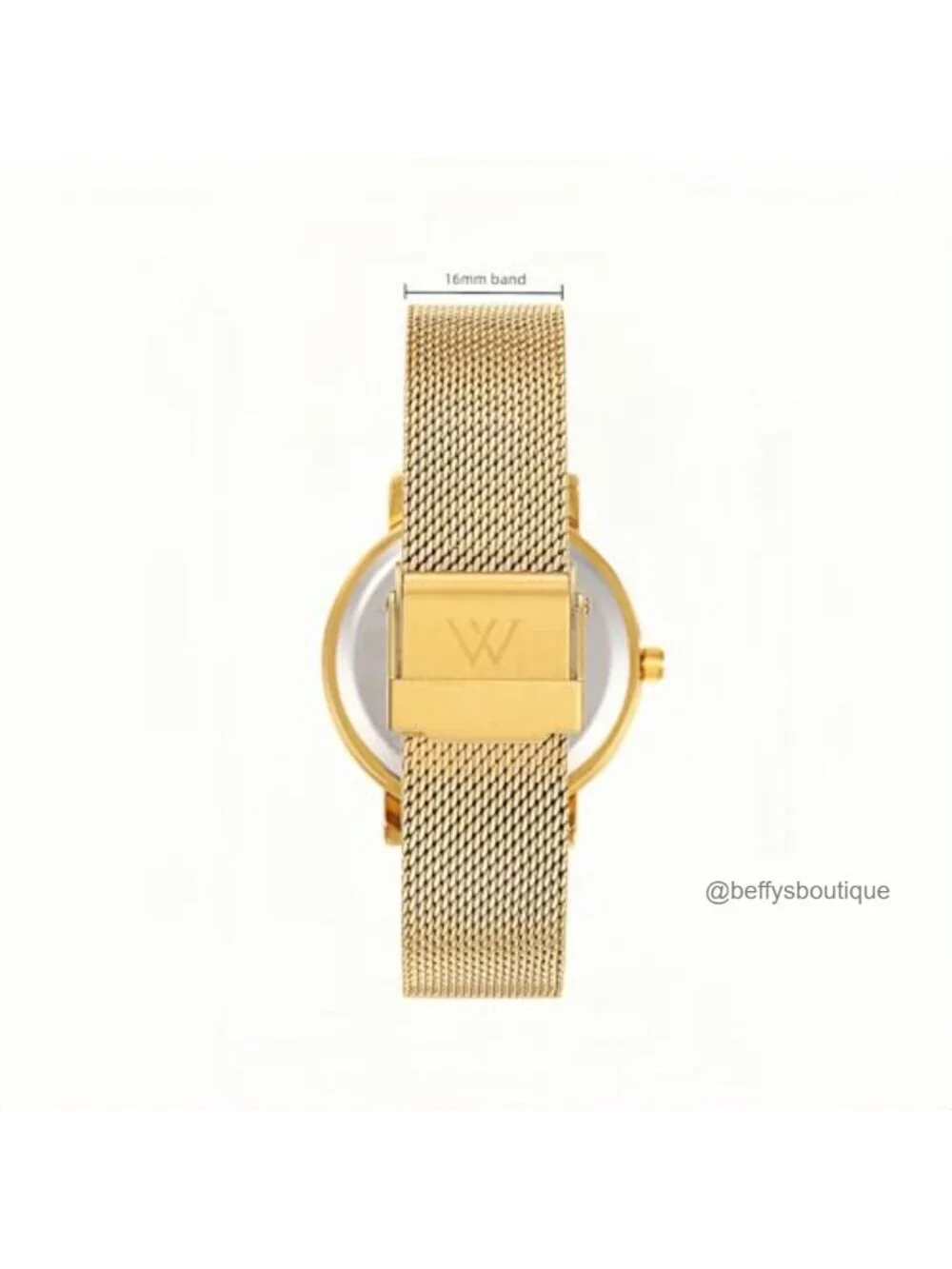 Large Face Analog Wrist Watch Interchangeable Metal Strap Easy Read Second Hand